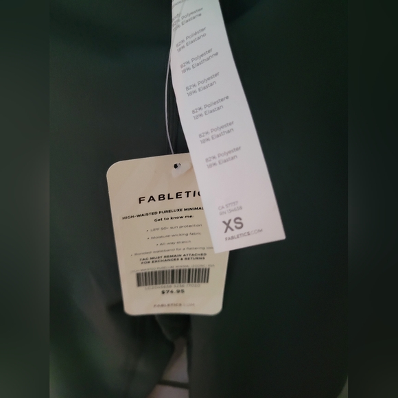 Fabletics High-Waisted Pureluxe Minimal Legging XS/4 - Picture 3 of 5